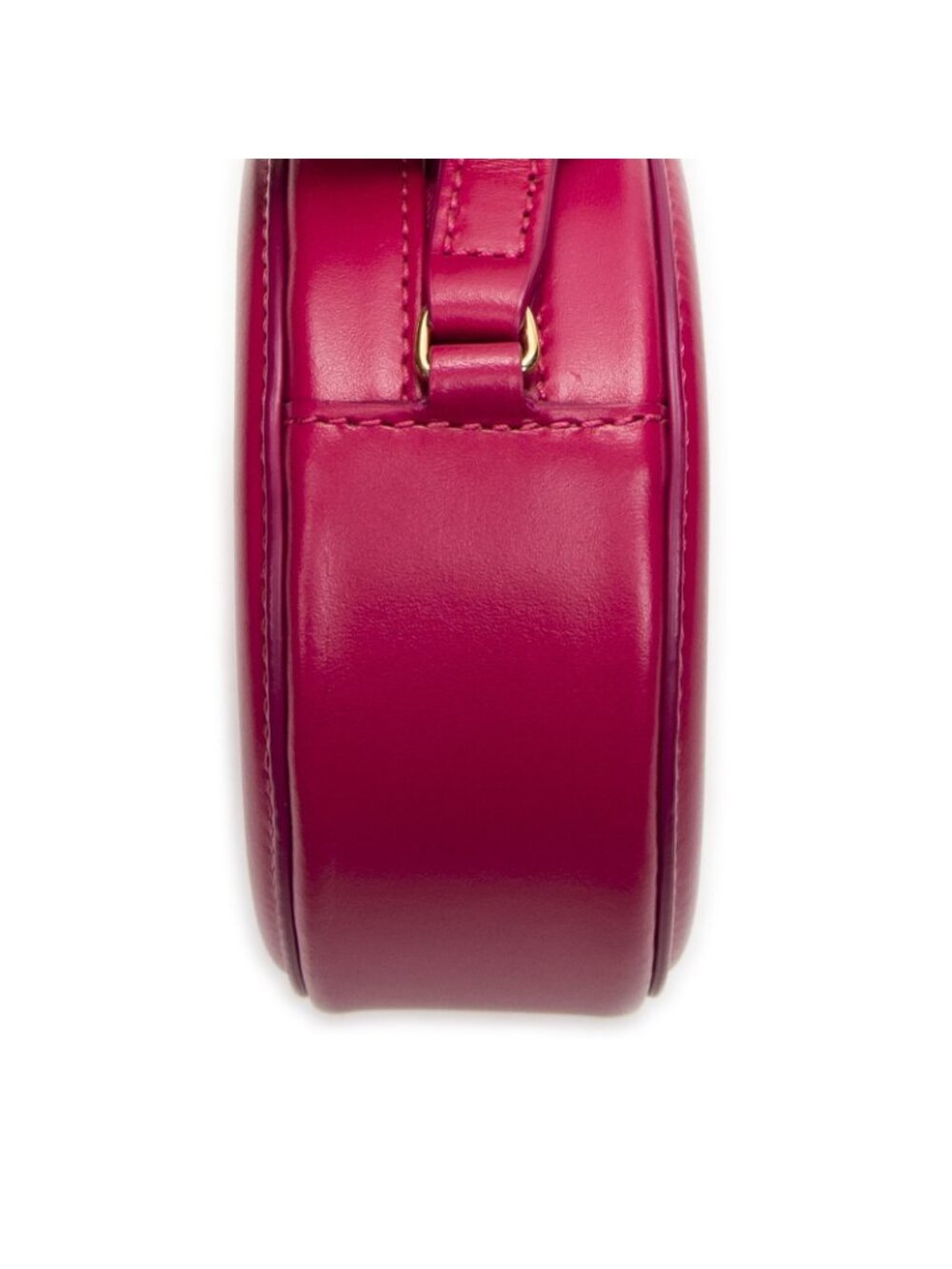 Celine Triomphe Oval Crossbody Fuchsia Pink Calfskin Leather - Picture 8 of 10